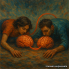 Real connection isn’t just heart to heart  it’s mind to mind. When two souls sync, even their thoughts start to speak in silence. #arts #mindset
